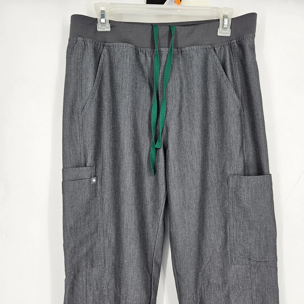Figs Scrub Pants Mens Medium Nurses Healthcare Uniforms Graphite Gray Axim